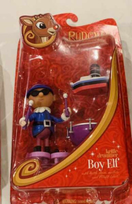Kettle Drummer Boy Elf Forever Fun Rudolph Red Nosed Reindeer Round 2 NIP