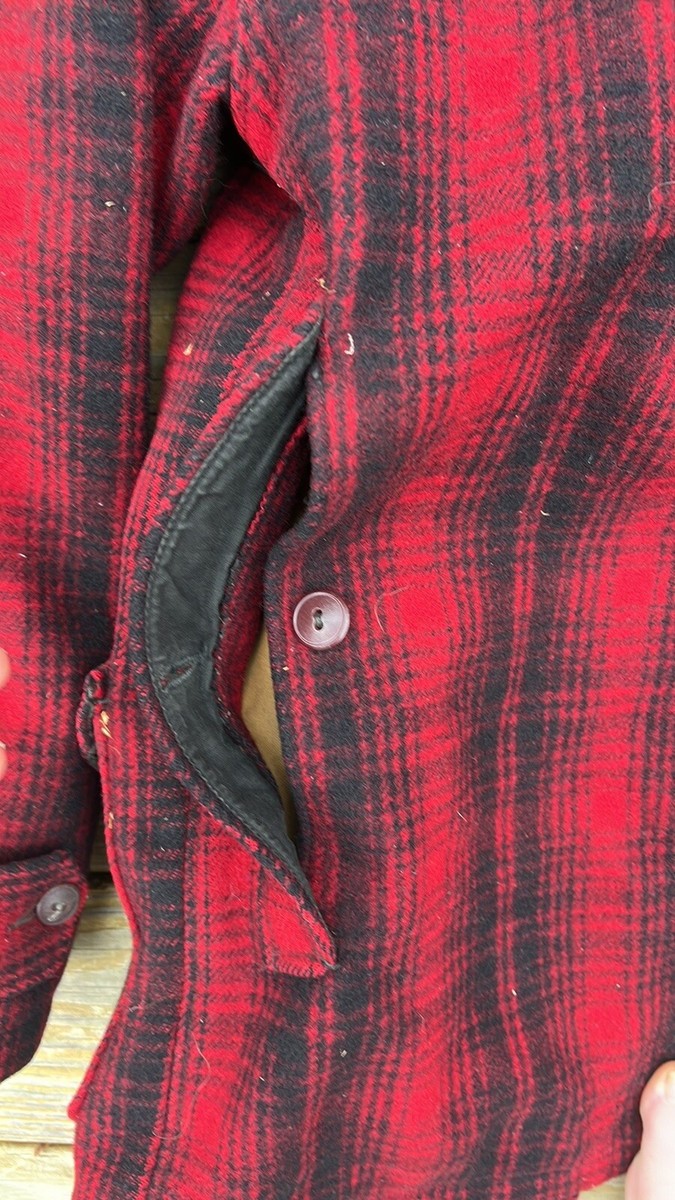 VTG WOOLRICH Mackinaw Woolen Mills Buffalo Plaid Hunting VTG WOOLRICH Mackinaw Woolen Mills Buffalo Plaid Hunting