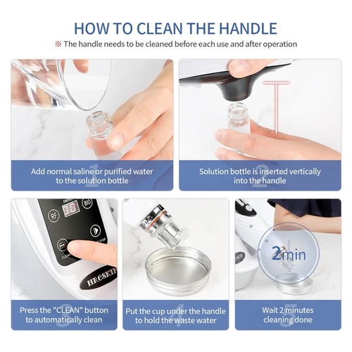 EMS Meso Injektor keine Nadel Haut Falten Entfernung Pflege Maschine RF Mesotherapie Pistole - Bild 8 von 12