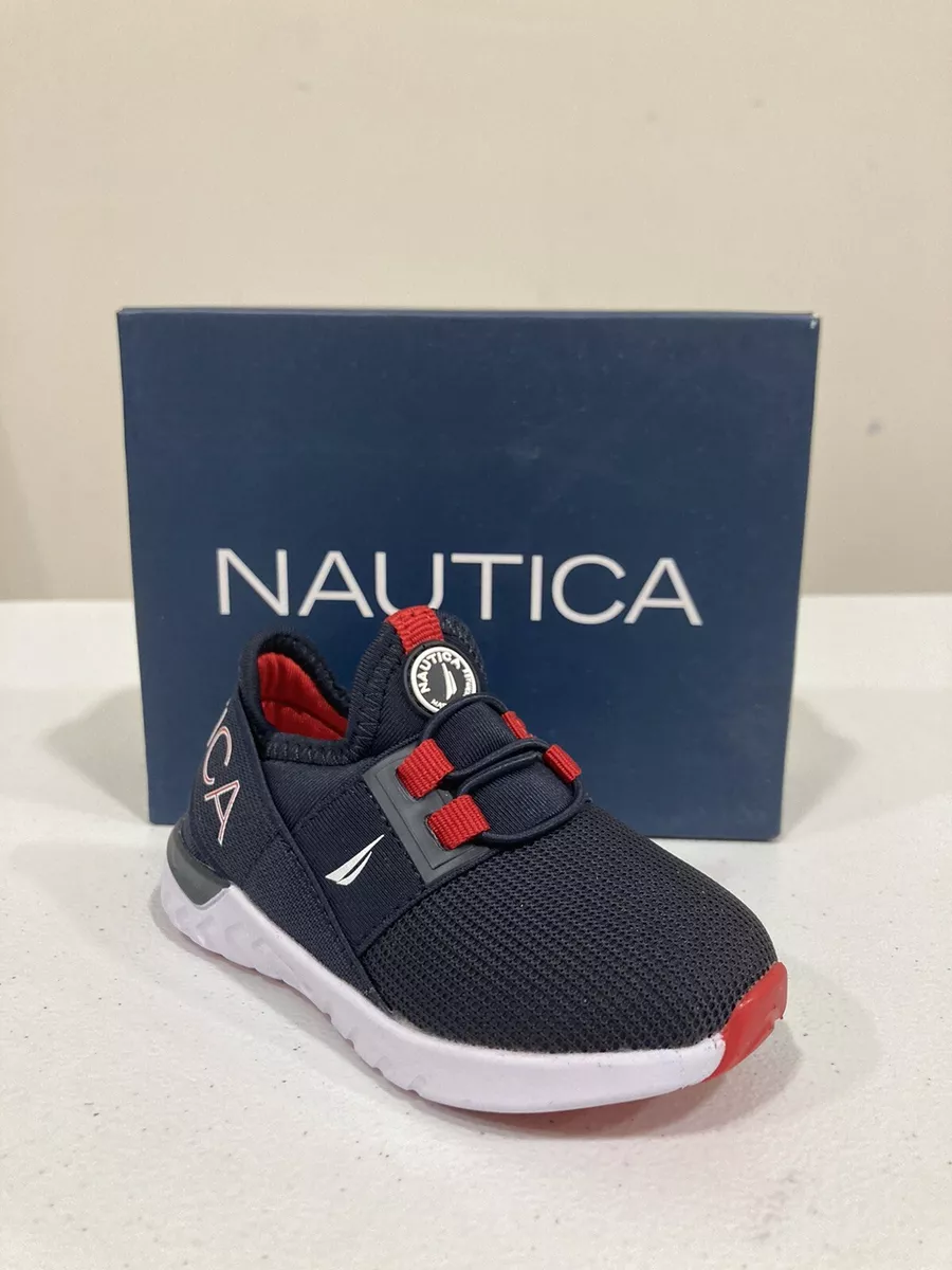 Nautica Kids Sneaker Athletic Slip On Bungee Running Shoes Unisex