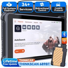 Thinkscan 689bt Car All Systems Obd2 Scanner Auto Diagnostic Tool Fca 34 Service