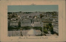 B577 Algeria Algiers Place du Gouvernement et la Casbah 1912