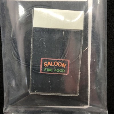 Miniatronics Neon-Like Sign Saloon Fine Food Sign 75-020-01 HO/O Scale