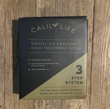 Calily Life Brazilian Keratin Hair Treatment Kit (Shampoo, Conditioner & Serum)