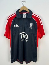 England Cricket Team 2011 Shirt Jersey Adidas Size L