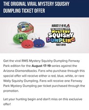 Boston Red Sox RMS Mystery Squishy Dumpling S...