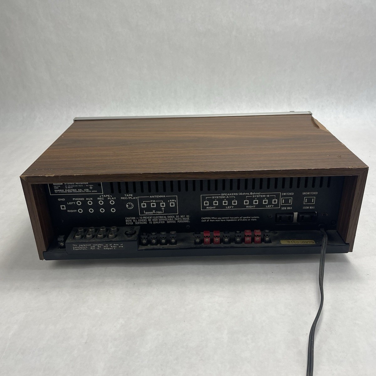 サンスイ ステレオレシーバー331 Sansui 通電確認のみ アンプ Yahoo