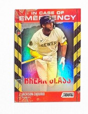 Jackson Chourio ~ 2025 Topps Stadium Club ~ In Case Emergency #ICE-3