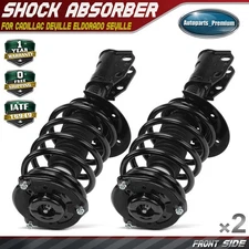 2x Front Complete Strut & Coil Spring Assy for Cadillac DeVille Eldorado Seville