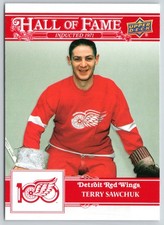 TERRY SAWCHUK 2025-26 UPPER DECK DETROIT RED WINGS CENTENNIAL 25-26 #107   90502