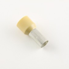 2 Ga. Tan Insulated Ferrules, 0.63" Pin - pack of 25