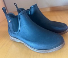 Bogs Black Waterproof Chelsea Rain Boots