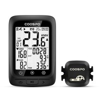 COOSPO BC107 GPS Bike Computer + Cadence/Speed Sensor – ANT+ Bluetooth IP67