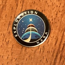 Vintage NASA Exploration space flight stars Lapel Pin Tie Planets