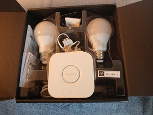 Philips Hue personal wireless lighting starter kit NEW/SEALED 2 bulbs & bridge