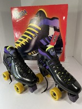 Vintage Roller Derby Cobra Roller Skates   Volt Purple/Black   Men  s Size 7-Box