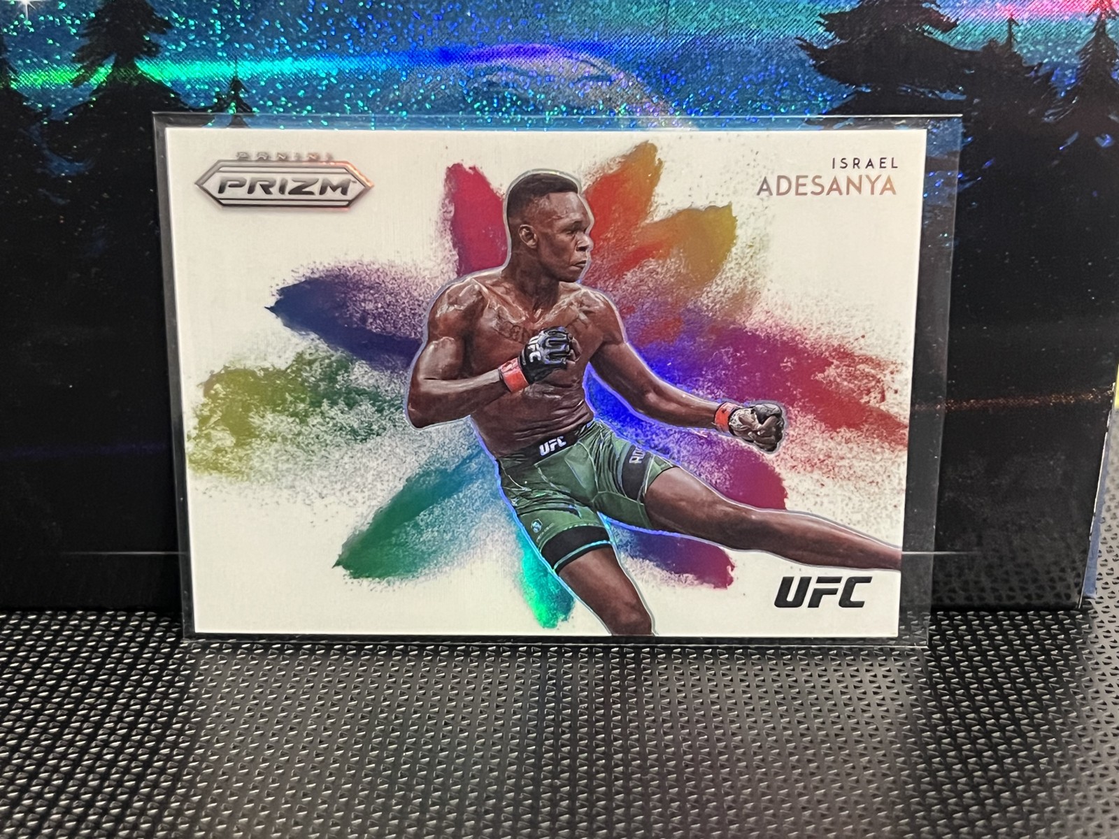 2023 Panini Prizm UFC - Color Blast Israel Adesanya #7