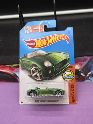 2016 Hot Wheels FORD SHELBY COBRA CONCEPT Green 24/250 EXCELLENT CARD Digital Ci