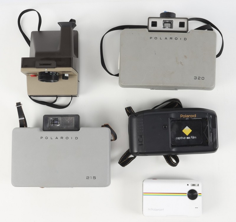 Lot of (6) Polaroid Brand Cameras - (Available As-Is/for Parts)
