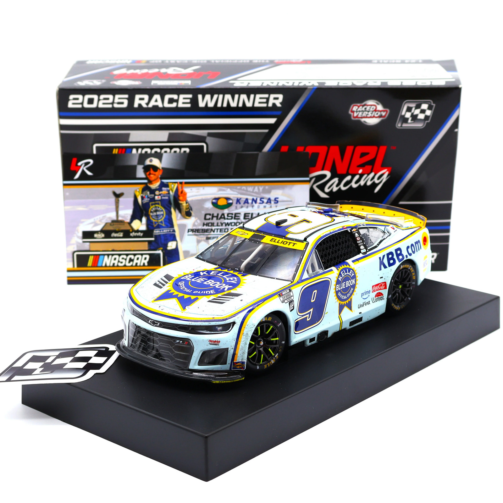 Chase Elliott 2025 Kelley Blue Book Kansas Win 1:24 Nascar Diecast
