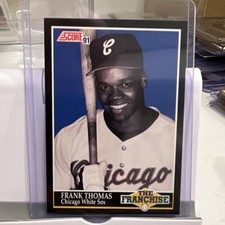 Score The Franchise Frank Thomas #874 Chicago White Sox 1991 Baseball Card