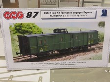 AMF87 - Kit laiton Fourgon bagages PLM 3 essieux complet à monter Ref. K136