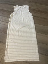 EVERLANE Weekend Tank Dress Vacation Beachy Cruise Travel Comfort Soft Maxi L