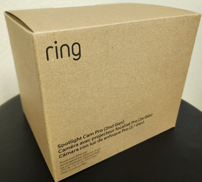 Ring Spotlight Cam Pro 2nd Gen PoE 4K White NEW Sealed Power over Ethernet
