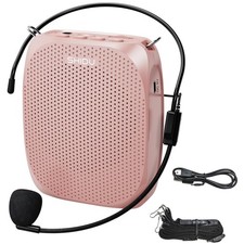 Rechargeable Voice Amplifier with Headset Mic - 10W Output