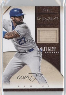2014 Panini Immaculate Singles Material 57/99 Matt Kemp #9 0a1