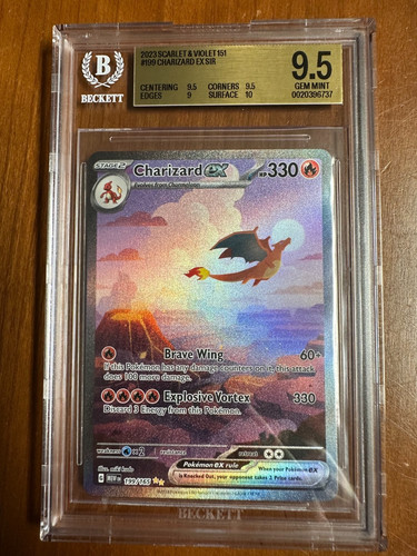 Charizard ex graded BGS 9.5 for sale on eBay