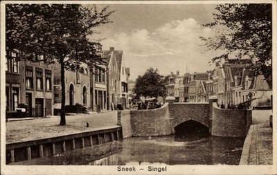 Ak Sneek Súdwest Fryslân Friesland Niederlande, Singel - 4409437