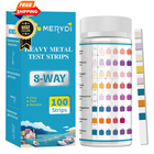 Heavy Metals Water Test Strips (8 Tests) - 100ct Home Testing Kit for...