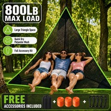Heavy Duty 800 Pound Triangle Camping Hammock