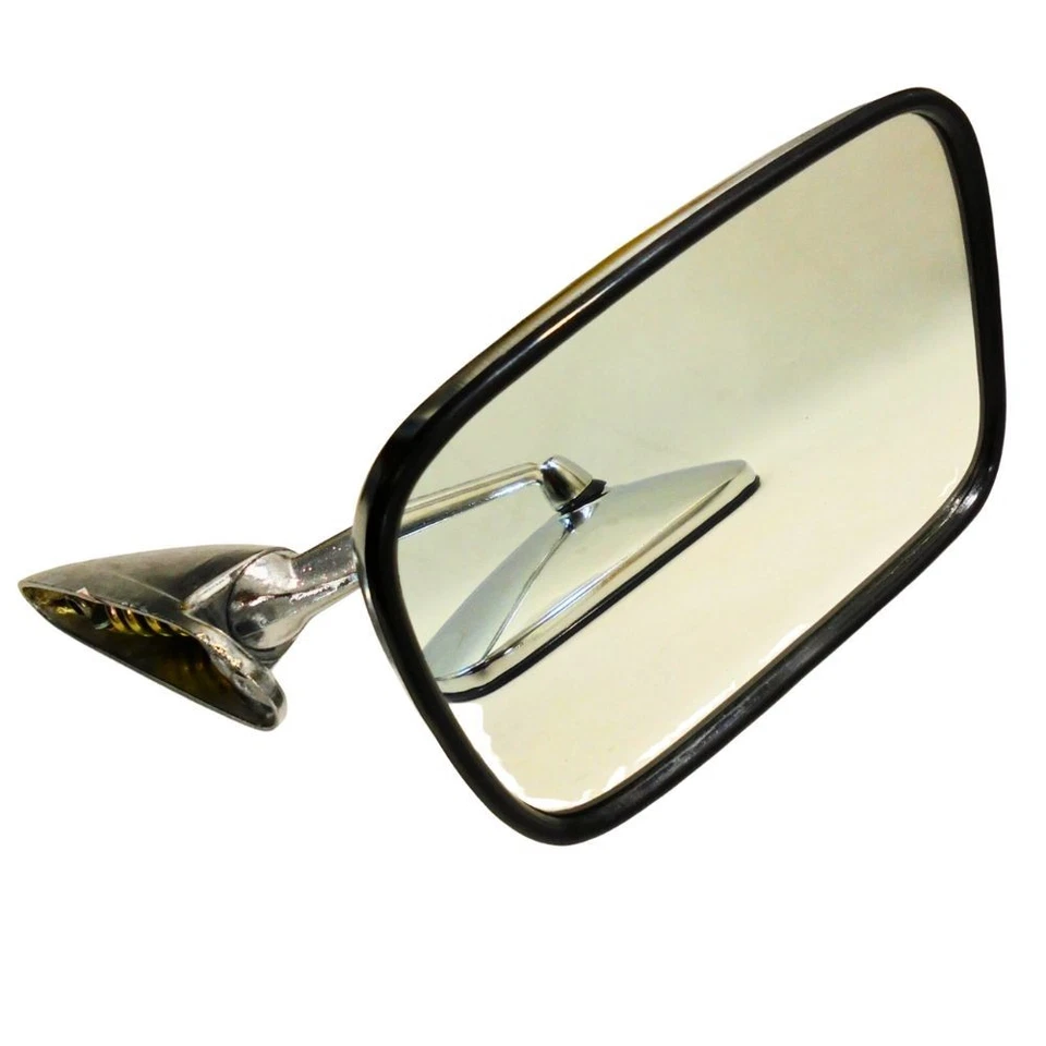 Par de espejos retrovisores de guardabarros cromados para camioneta Ford Courier Toyota Hilux Datsun Foto 3 de 4