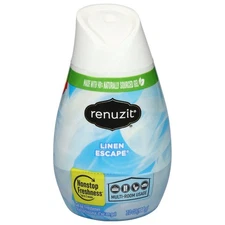 Renuzit Adjustable Solid Gel Air Freshener 7 oz, Linen Escape