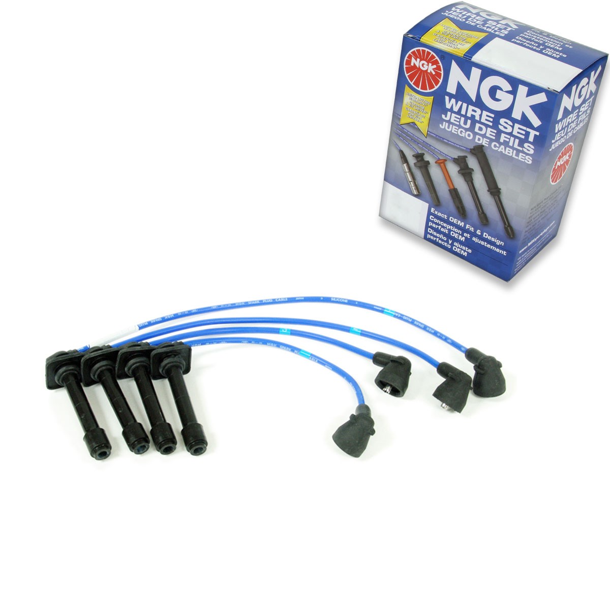 NGK 8180 RC-ZX49 Spark Plug Wire Set for CH74202 CH74164 9480 9420 7550 hj