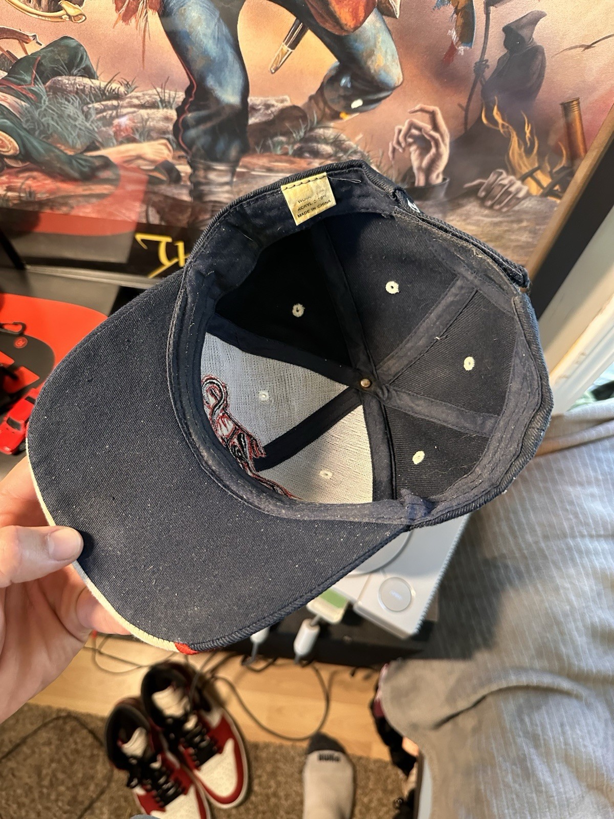 Choppers Flame Embroidered Baseball Cap - image 6