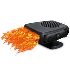 12V 200W Car Heater and Fan, Portable Dual Mode Defroster, 360 Rotatable for
