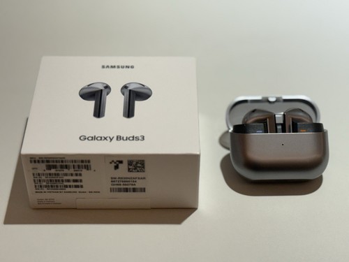 Samsung Galaxy Buds3 SM-R530 True Wireless Bluetooth Earbuds Silver - Excellent
