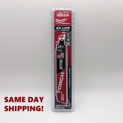 Milwaukee Tool 48-00-6251 6 In X 10 Tpi, Reciprocating Saw Blade, 1-Pk