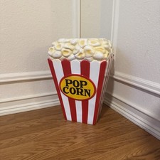 Popcorn Bucket Stool/ Side Table Indoor/outdoor Theater Decor