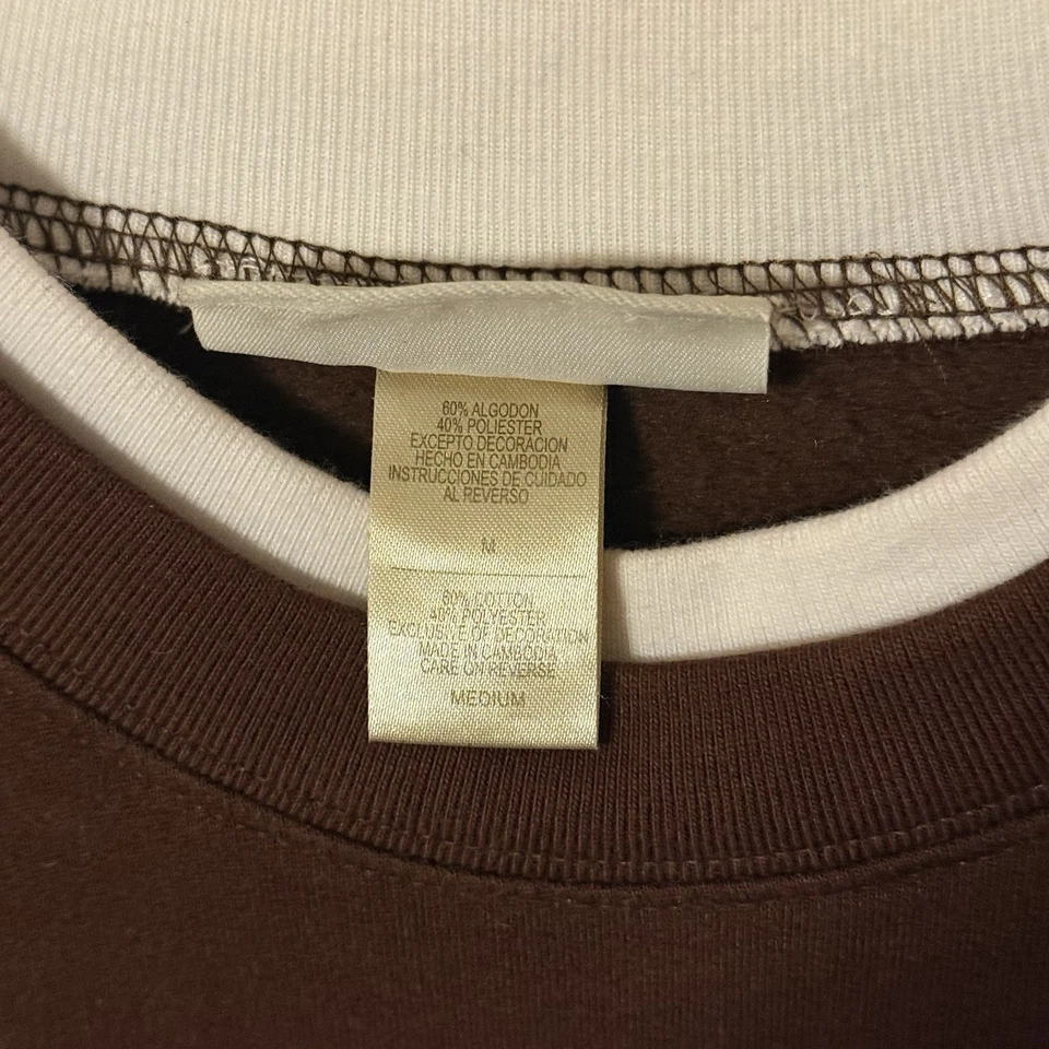 Sudadera De Colección Bordada Para Mujer Navidad Talla M Pan de Jengibre Nietos Vacaciones Foto 4 de 4