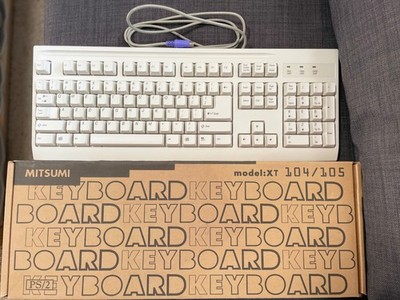 Mitsumi Wired Keyboard Model KFK-EA4XT Used, Excellent Condition