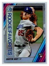 2020 Bowman - Rookie of the Year Favorites Chrome Dustin May #ROYF-DM (RC)