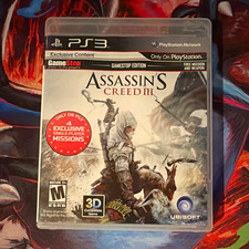 Ubisoft Assassin's Creed III GameStop Edition PS3 Multiplayer M 2012 NTSC-U/C