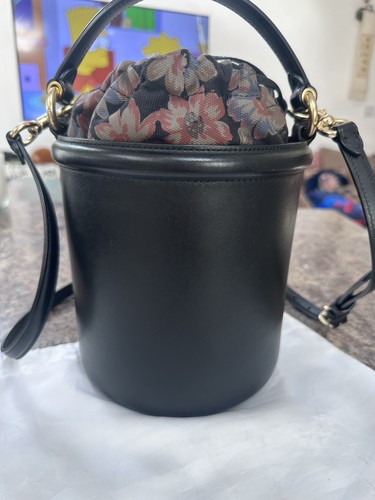 Coach Refined Calf Leather Drawstring Bucket Bag - Picture 7 of 12