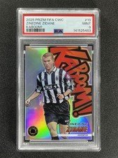 2025 Prizm FIFA Club World Cup Zinedine Zidane #10 Kaboom! Case Hit PSA 9 MINT
