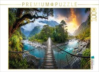 Calvendo Puzzle Hokitika Gorge On The South Island | 1000 Pieces, Finished Size