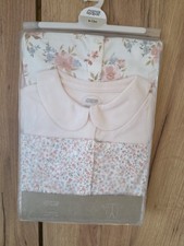 Mamas And Papas 3 X Baby Girl Sleepsuits BNWT 9-12 MONTHS New FREE POSTAGE
